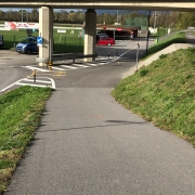 Massongex : plus de sécurité pour les cyclistes aux abords du stade