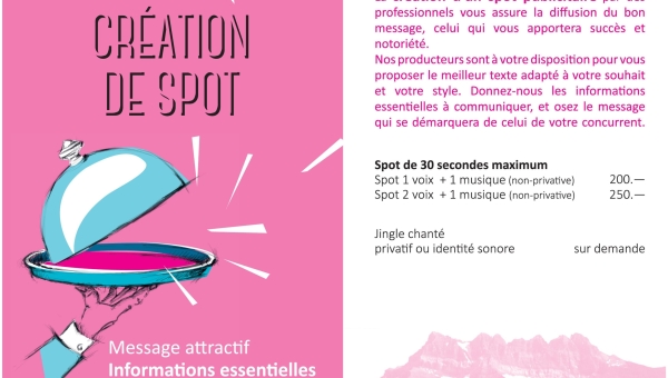 Création de spot