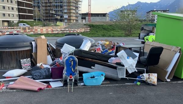 Face à la hausse des incivilités liées au tri des déchets, Collombey-Muraz prend des mesures. 