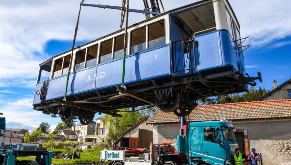 Aigle - Seppey - Diablerets (ASD) : La voiture historique C31 retrouve le Chablais pour une restauration d’envergure