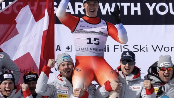 Ski alpin: Gaël Zulauf aux portes des points sur la descente de Crans-Montana