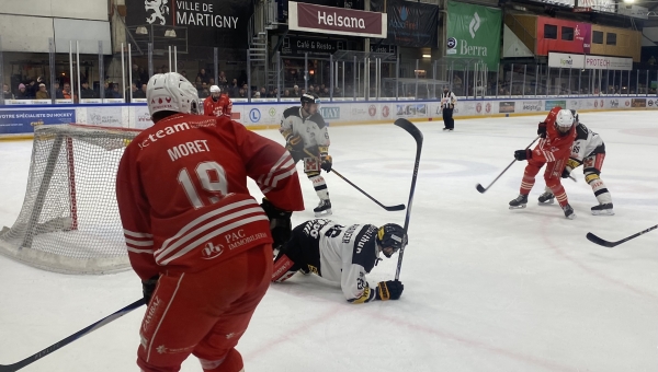 Hockey sur glace - 1e Ligue: Martigny champion de son groupe, en attendant la finale suisse
