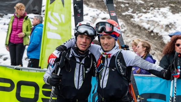 Ski alpinisme: l’amitié comme moteur pour Julien Bonvin et Lucky Simonetto sur la Pierra Menta
