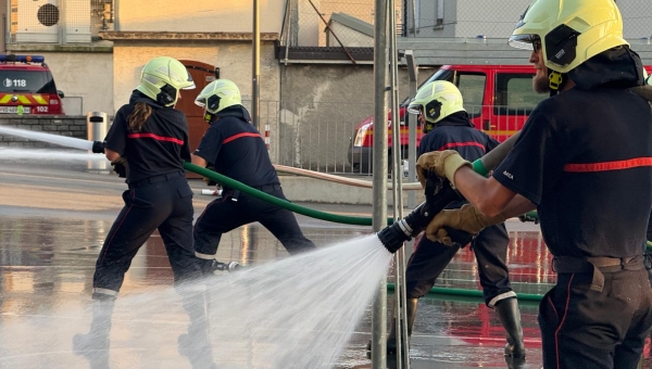 Les nouveaux pompiers volontaires vont se former en ville d'Aigle  
