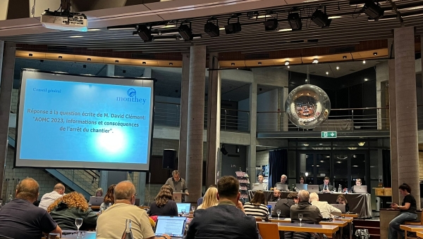 Première de l'année pour le Conseil Général de Monthey 