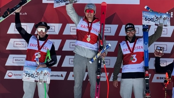 Ski alpin - Championnats suisses: Gaël Zulauf et Loïc Chable sur le podium en Super-G