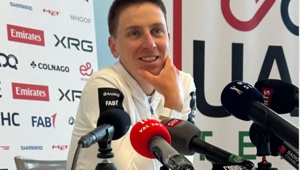 Cyclisme: Tadej Pogačar a gardé une cicatrice de son passage sur le Tour du Pays de Vaud