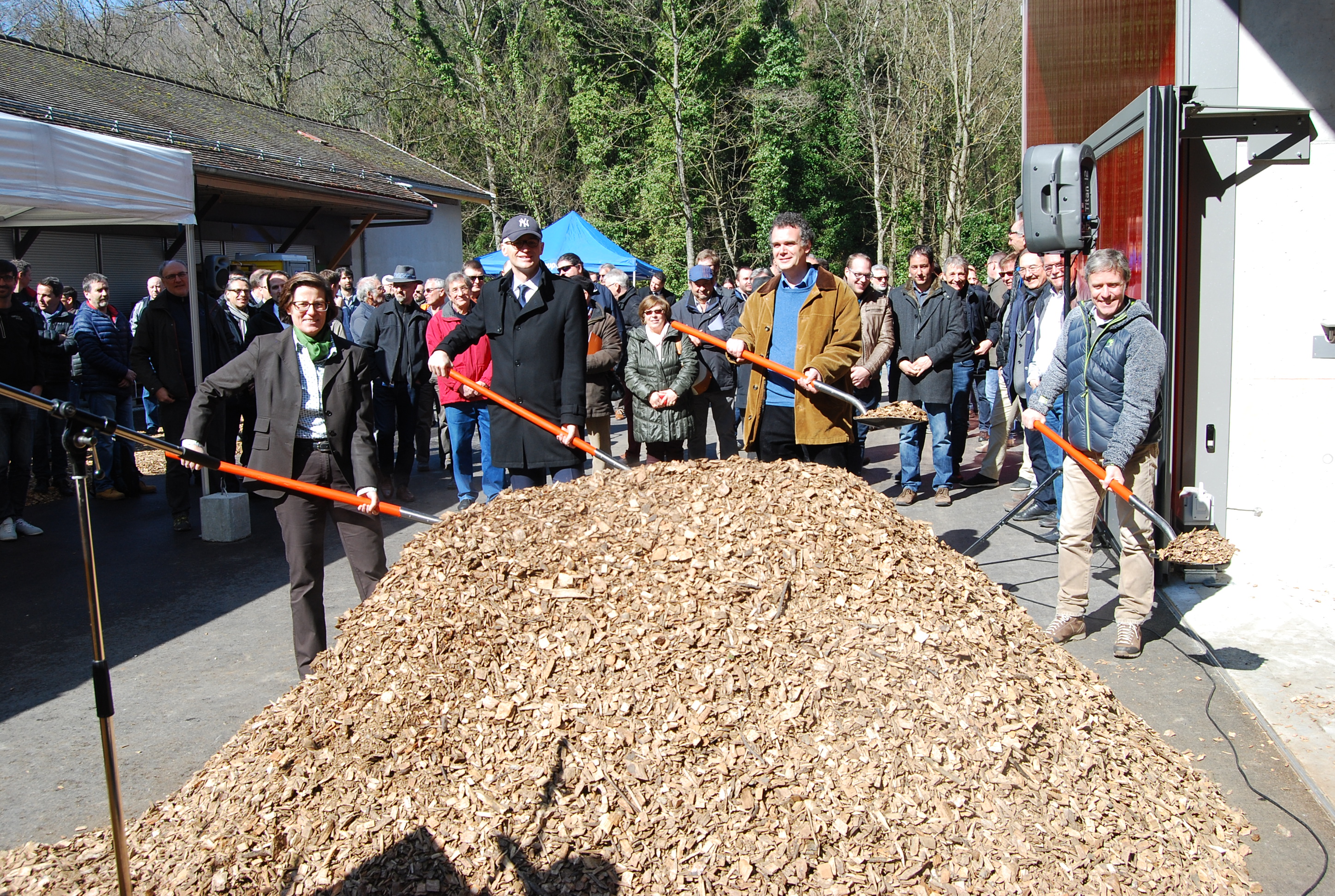 La nouvelle centrale de chauffage à bois de Vevey a été inaugurée