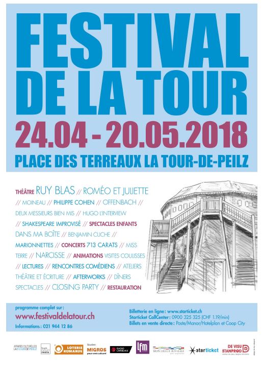 Un nouveau festival de théâtre vivra prochainement sa première édition à La Tour-de-Peilz