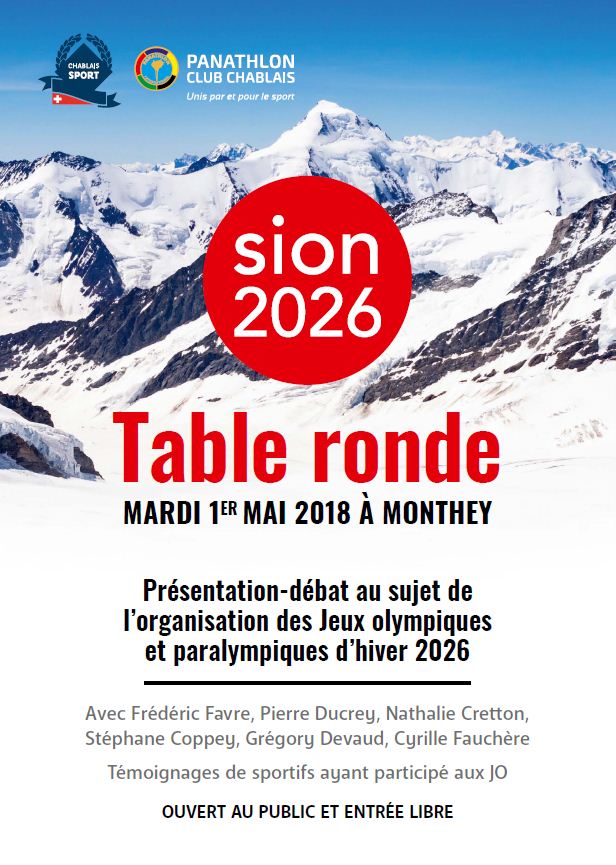 Frédéric Favre sera à Monthey pour présenter le projet Sion 2026