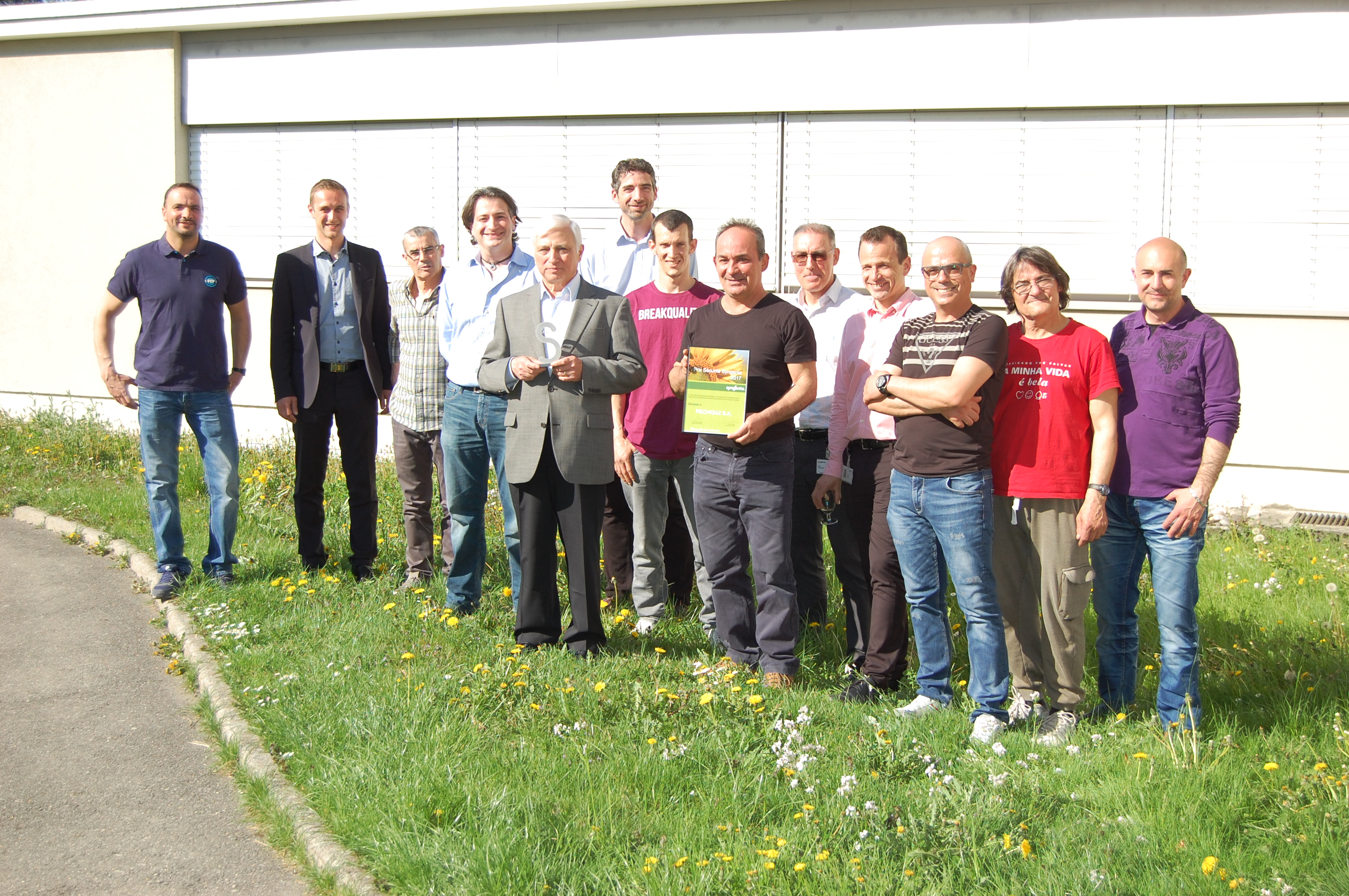 L'entreprise Péchigaz a reçu le Prix Sécurité 2017 de Syngenta Monthey