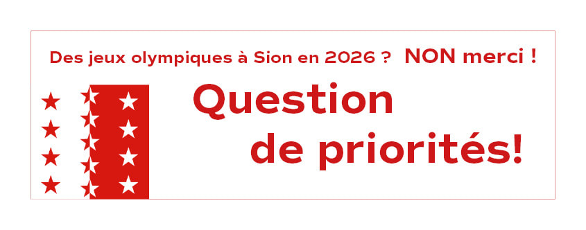 Le comité "Non aux Jeux olympiques Sion 2026" a présenté ses arguments ce matin