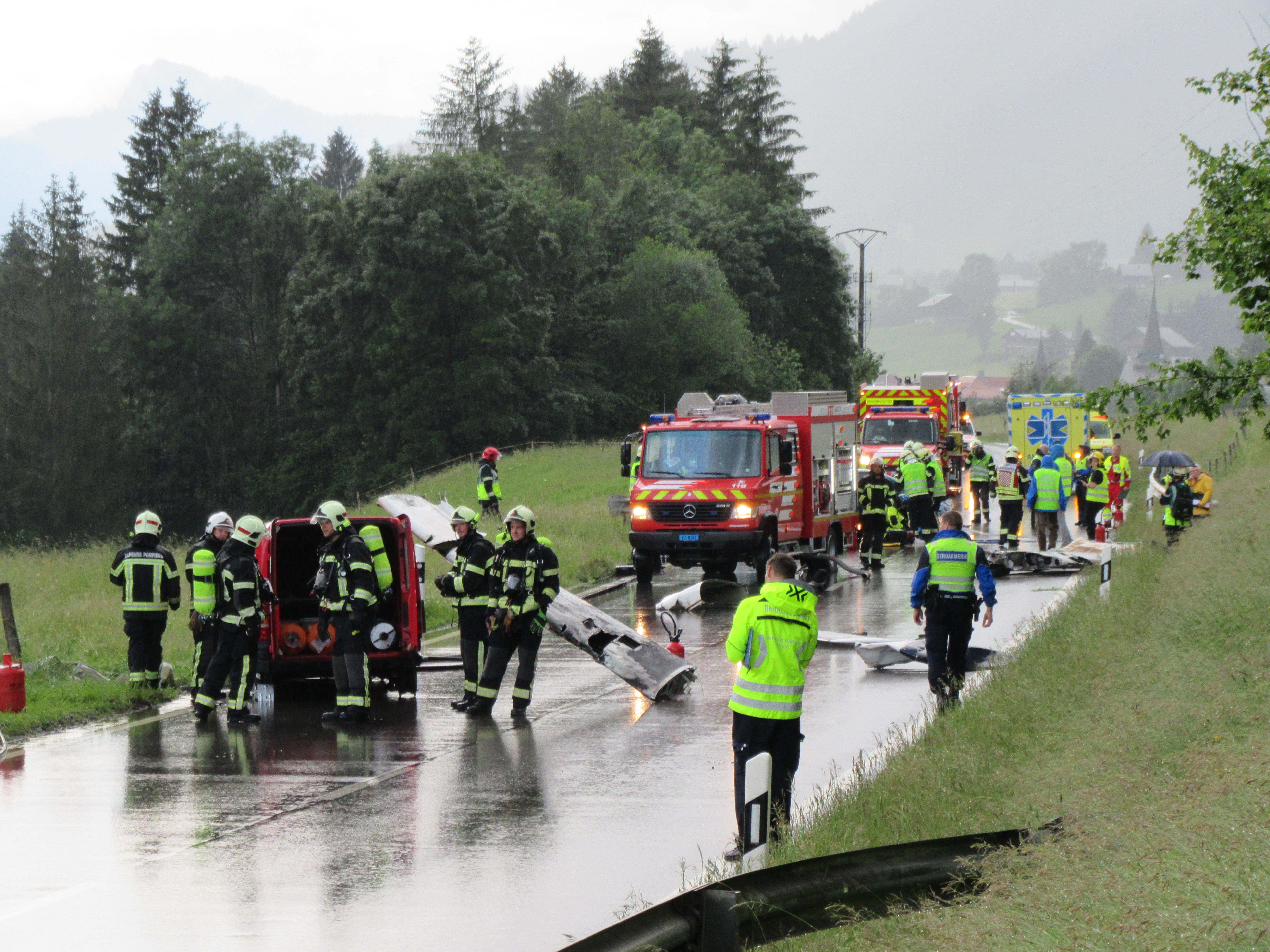 Un exercice d'urgence s'est déroulé hier soir dans le Pays-d'Enhaut