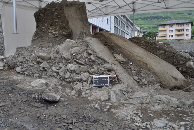 Des archéologues ont trouvé un monument vieux de 3'000 ans à Sion