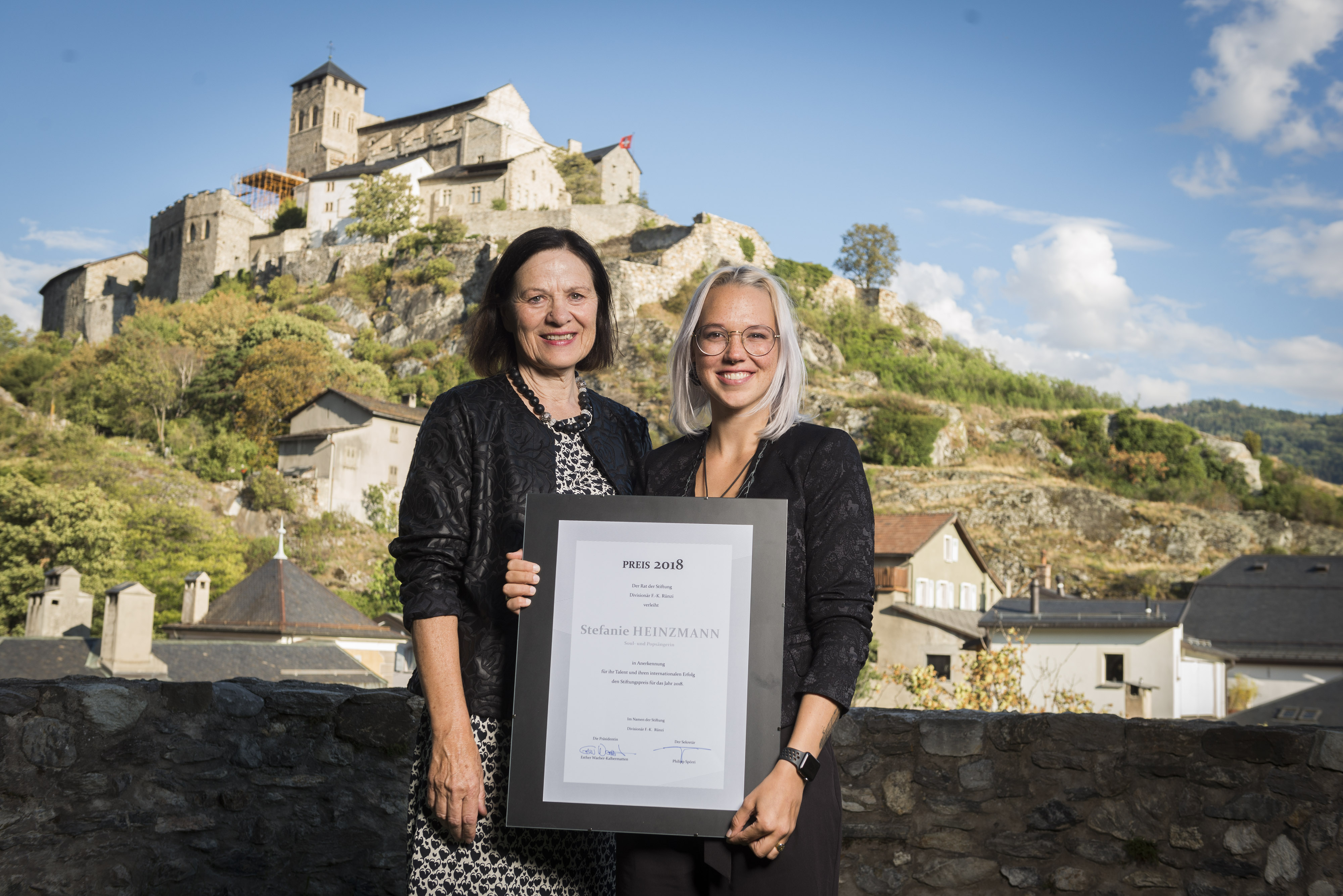 Stefanie Heinzmann est la grande lauréate du prix Rünzi 2018