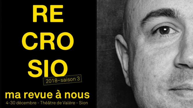 Frédéric Recrosio revient bientôt au théâtre de Valère pour une troisième "Ma revue à nous"