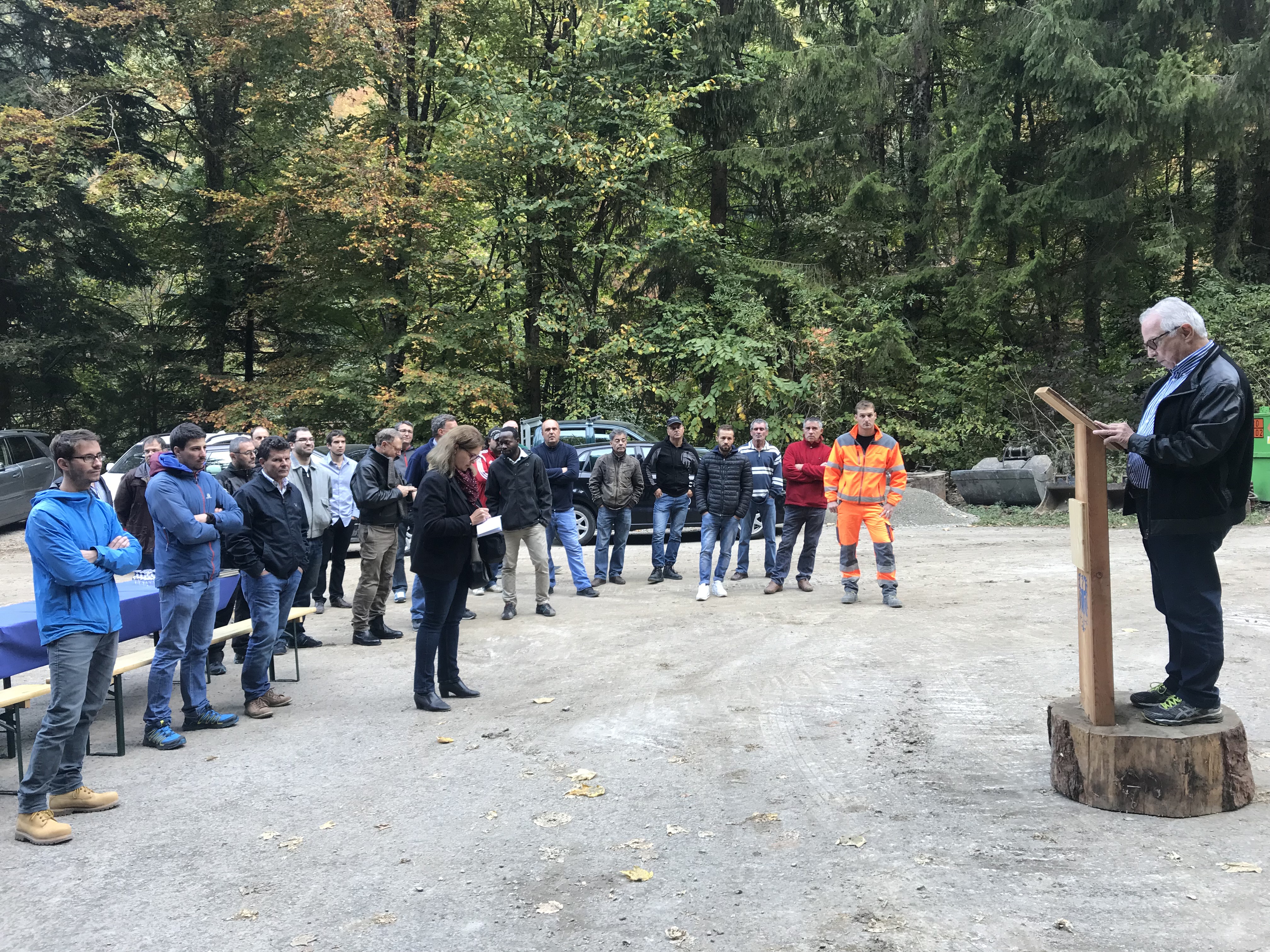 Les travaux autour du réseau d'eau potable de Villeneuve ont officiellement démarré