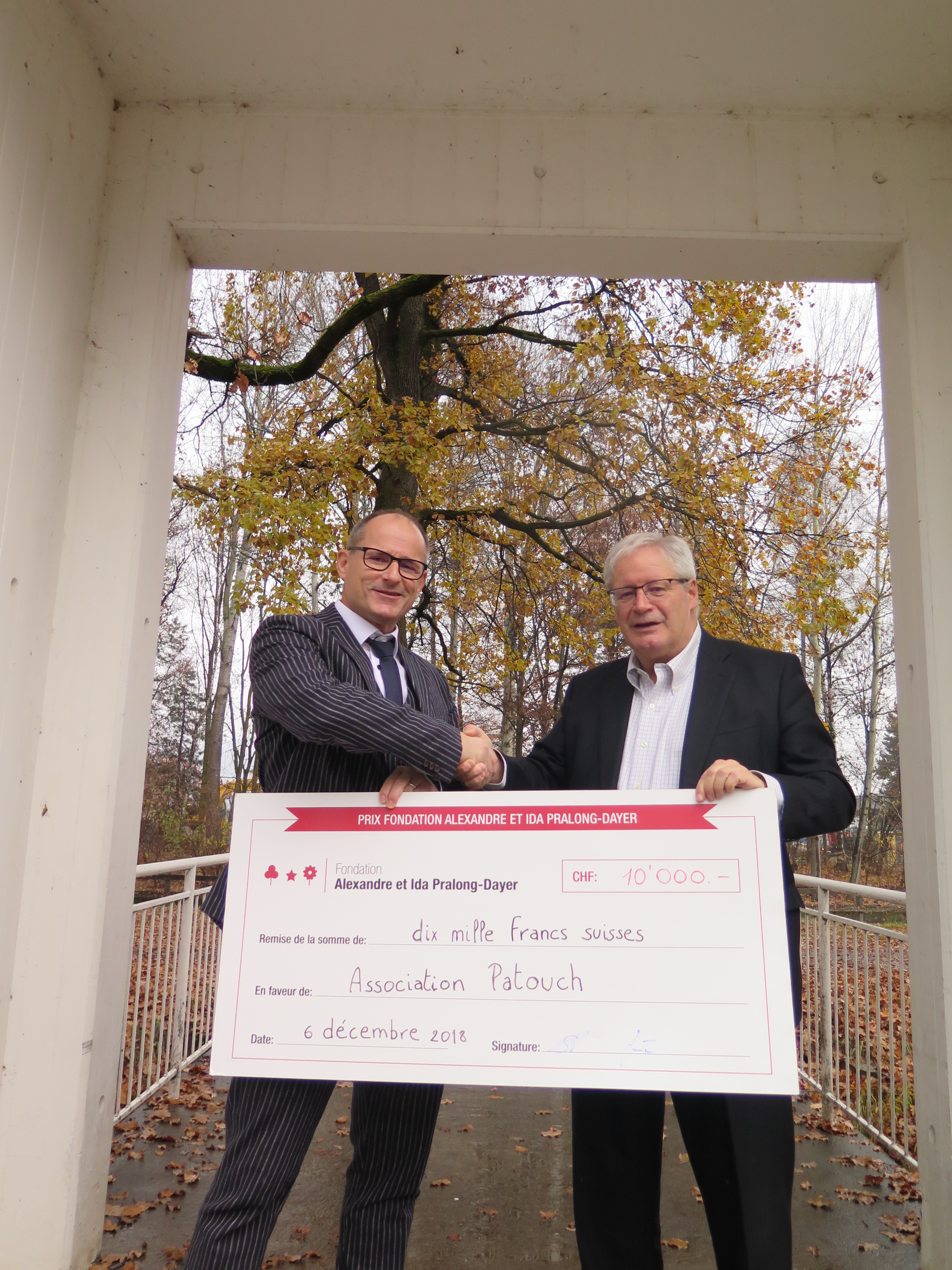 Patouch récompensée par le 3ème prix de la Fondation Pralong
