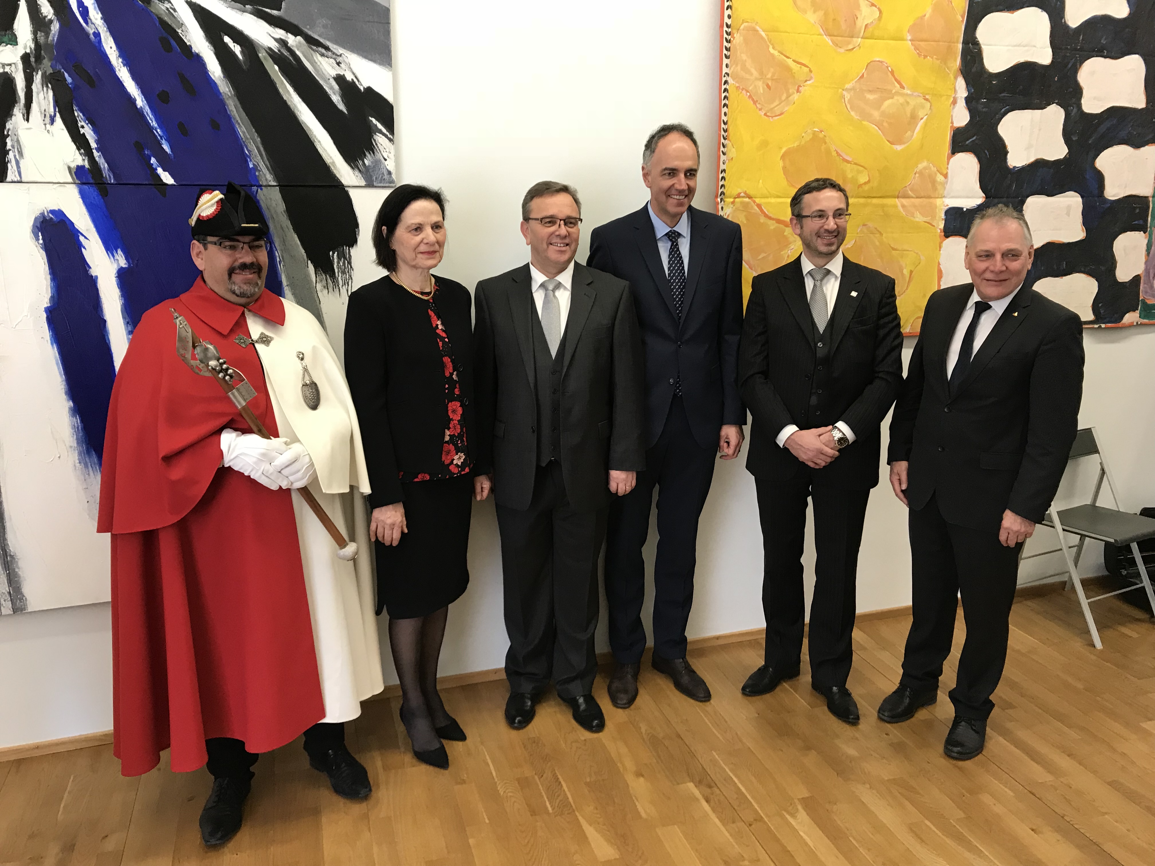 Le gouvernement valaisan a officiellement lancé l'année 2019