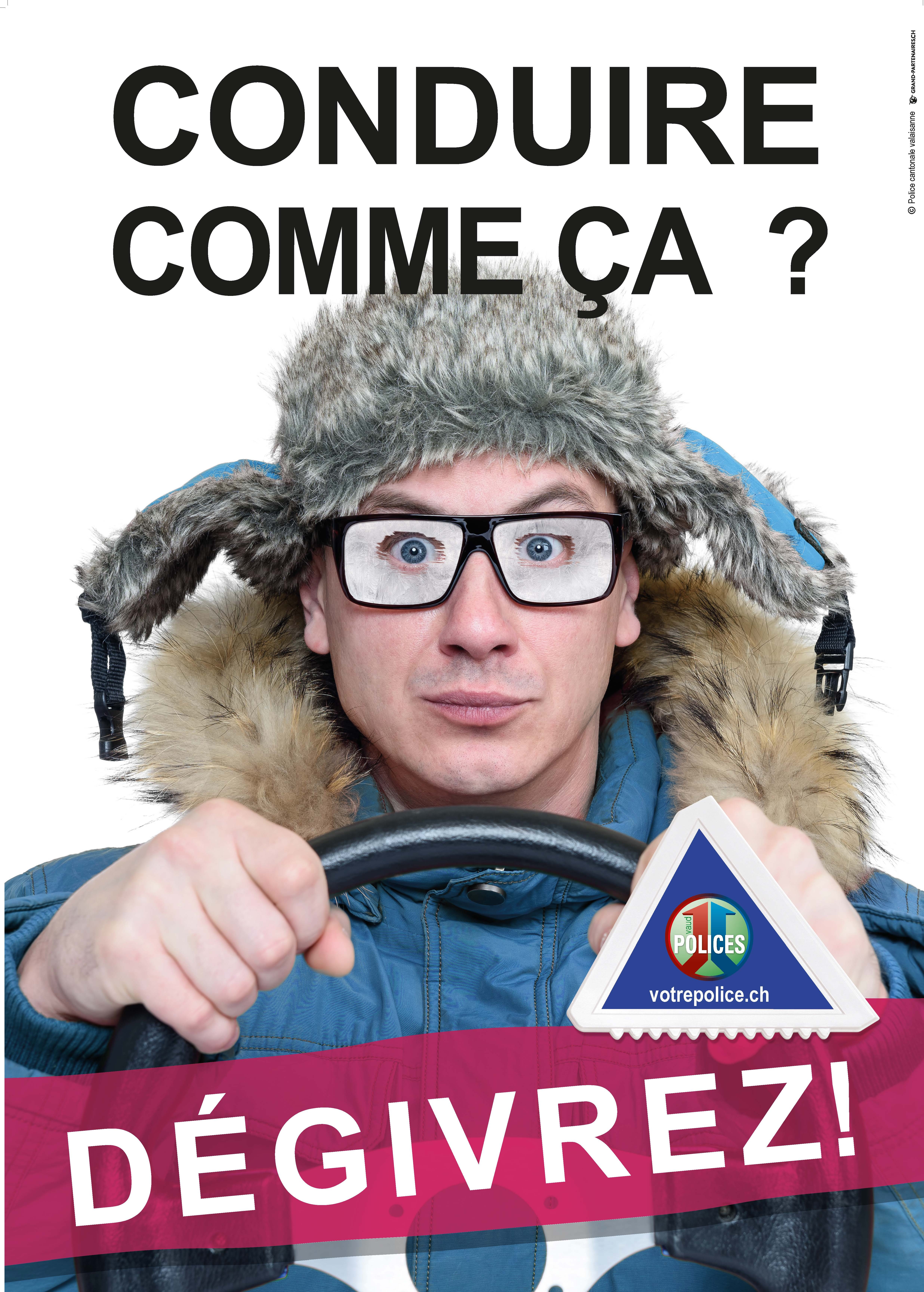 Dégivrez avant de circuler, rappellent les polices vaudoises