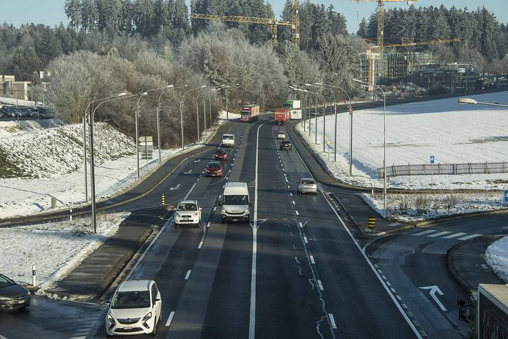 Un vaste chantier a démarré il y a quelques jours sur la route de Berne