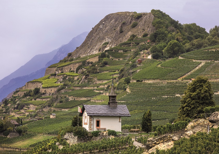 De Disentis à St-Maurice sur le chemin de Saint-Jacques de Compostelle