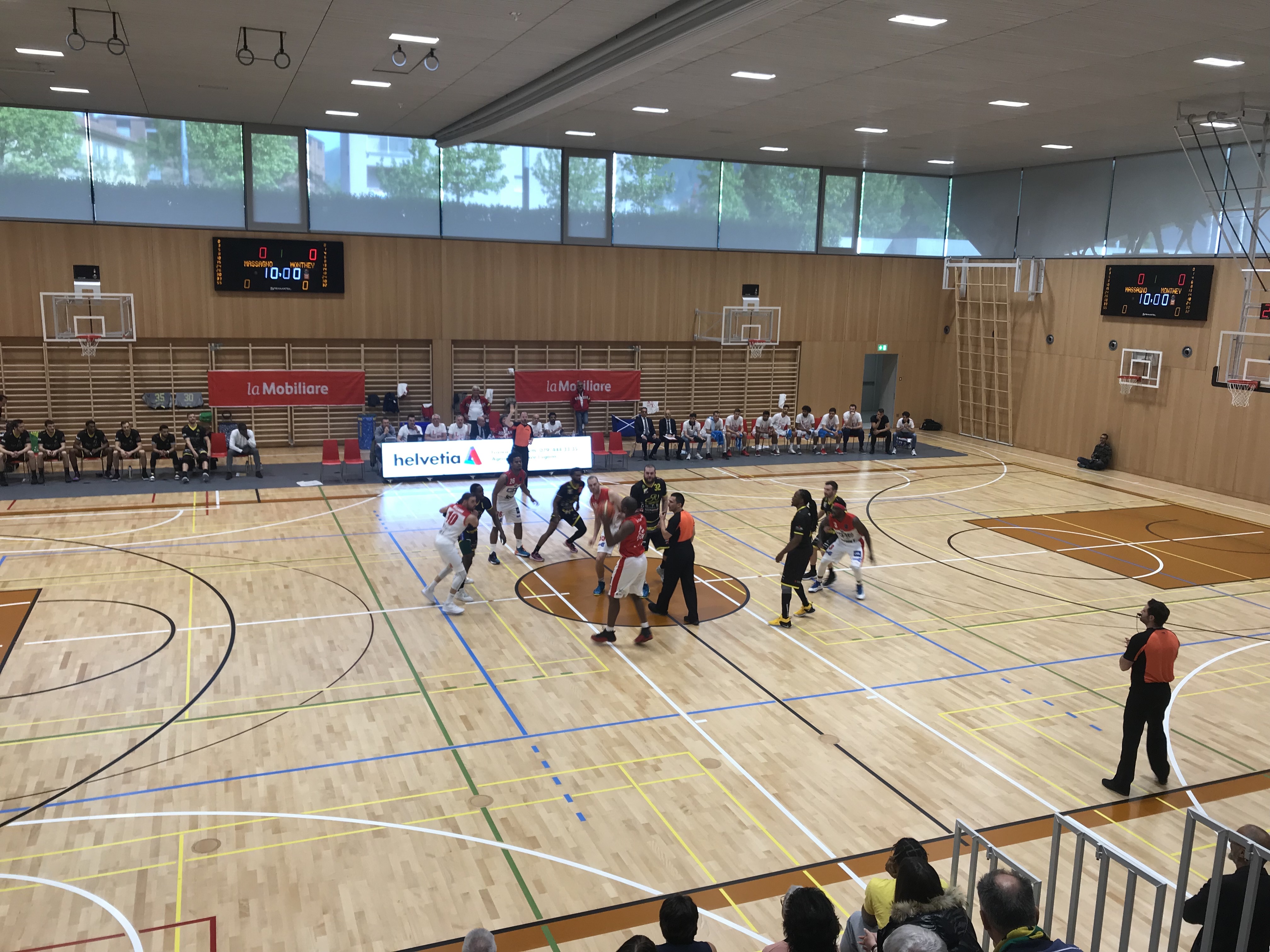 Basket: Monthey-Chablais battu au Tessin et mené 1-0 dans la série par Massagno