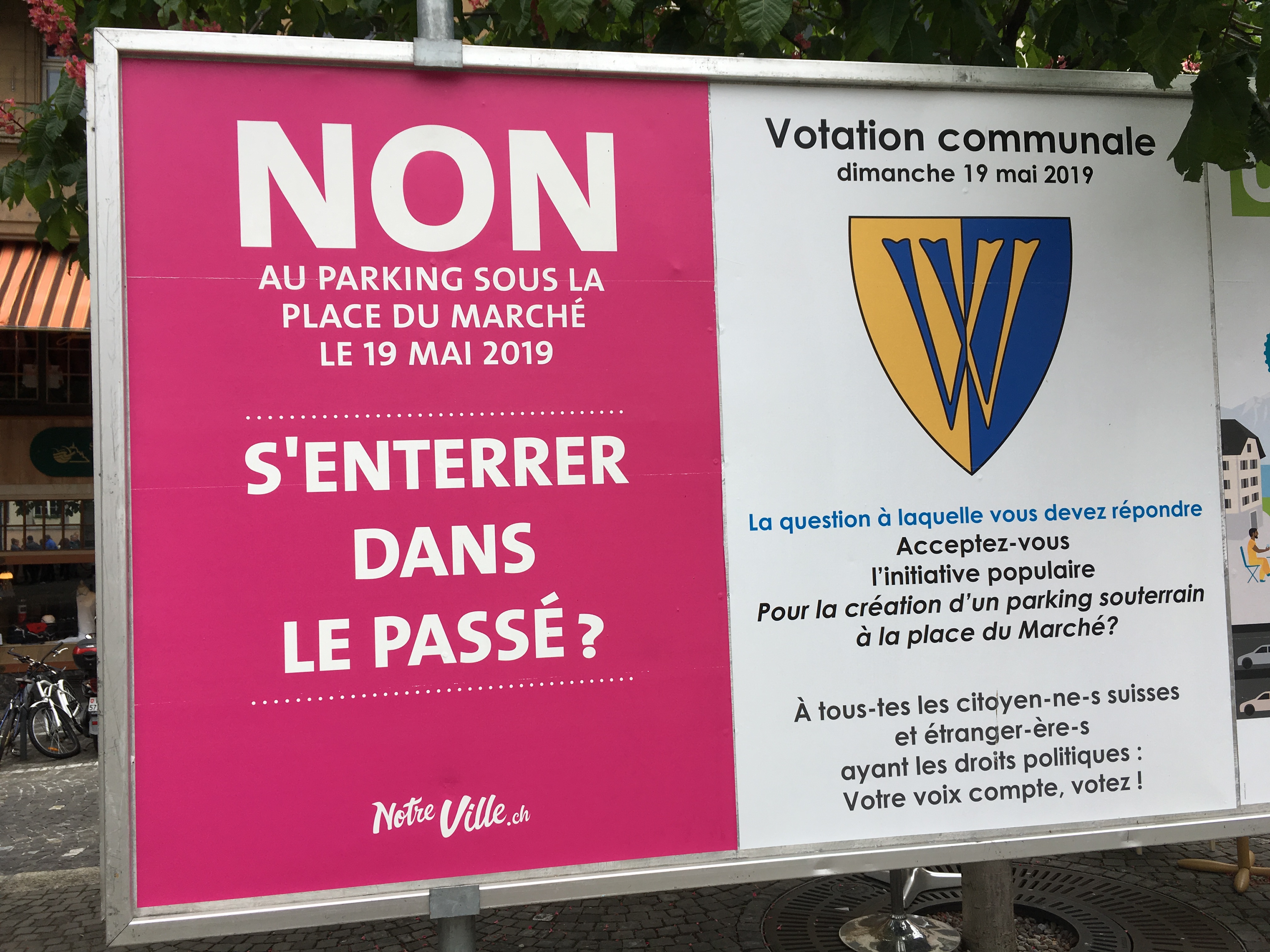Vevey dit non au parking souterrain à la place du Marché