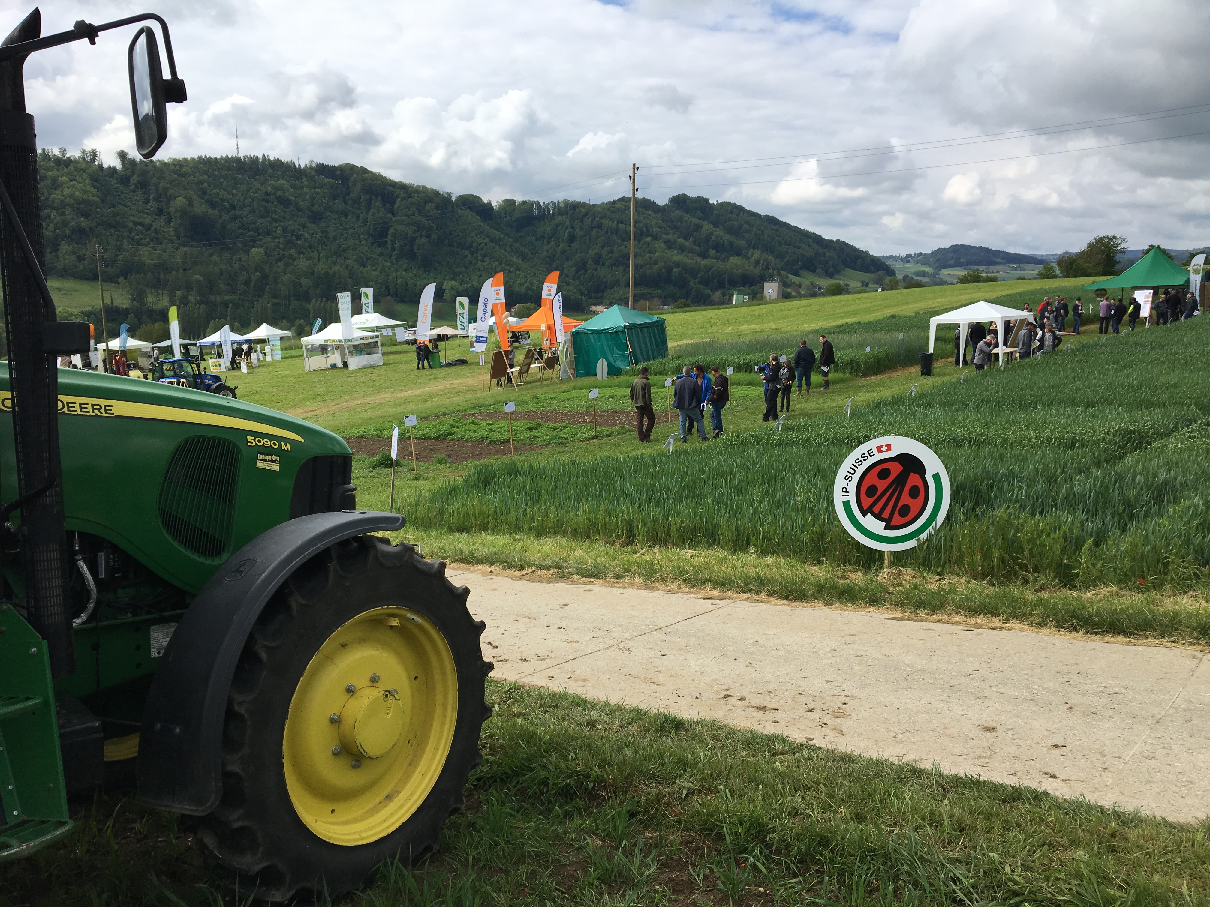 Le monde de l'agriculture vaudois était convié à Grange-Verney aujourd'hui