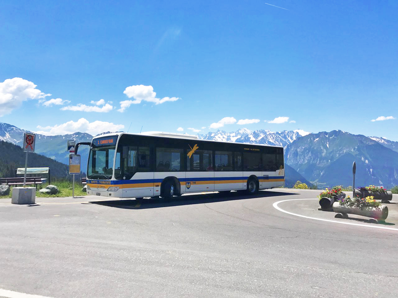 Les TMR transportent les usagers de Verbier