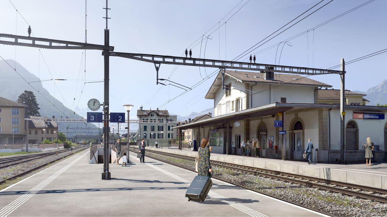 La gare de Villeneuve va être modernisée