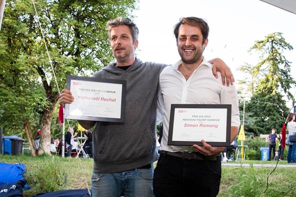 Nathanaël Rochat et Simon Romang sont les lauréats des prix de l'humour 2019