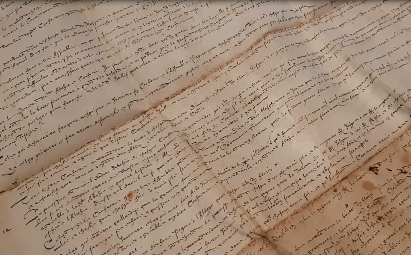 Un parchemin datant de 1627 a été confié aux Archives de Montreux