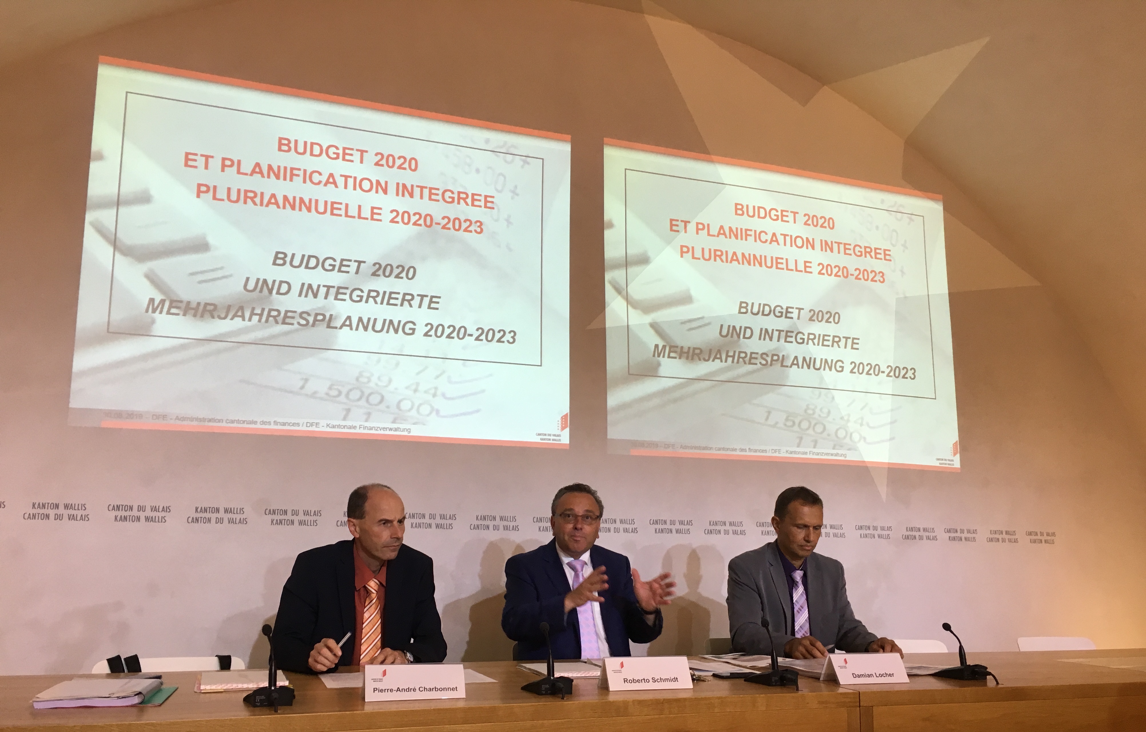 Le projet de budget 2020 de l'Etat du Valais a été dévoilé ce matin