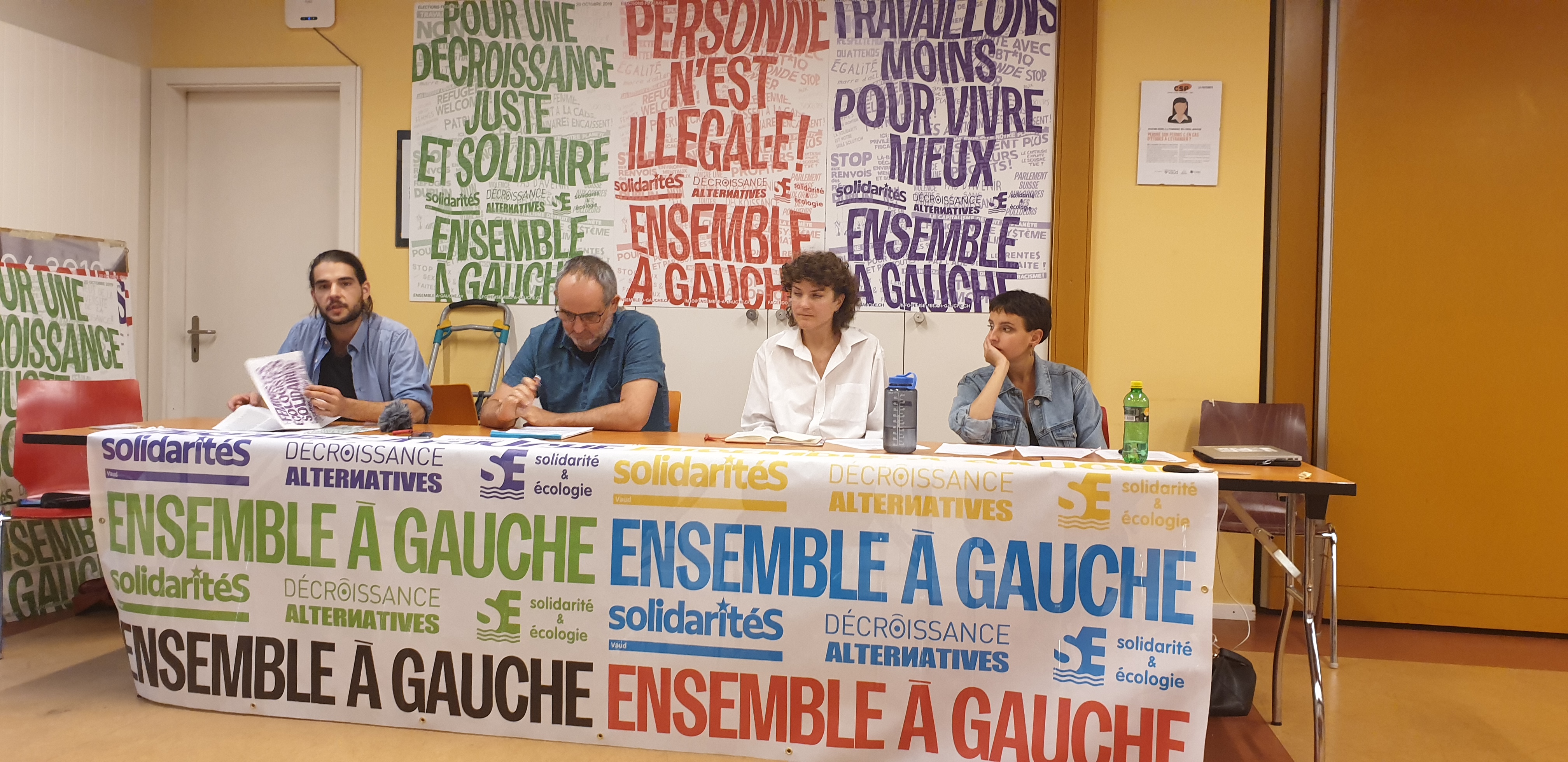 Fédérales 2019: Ensemble à gauche met la justice climatique au coeur de sa campagne