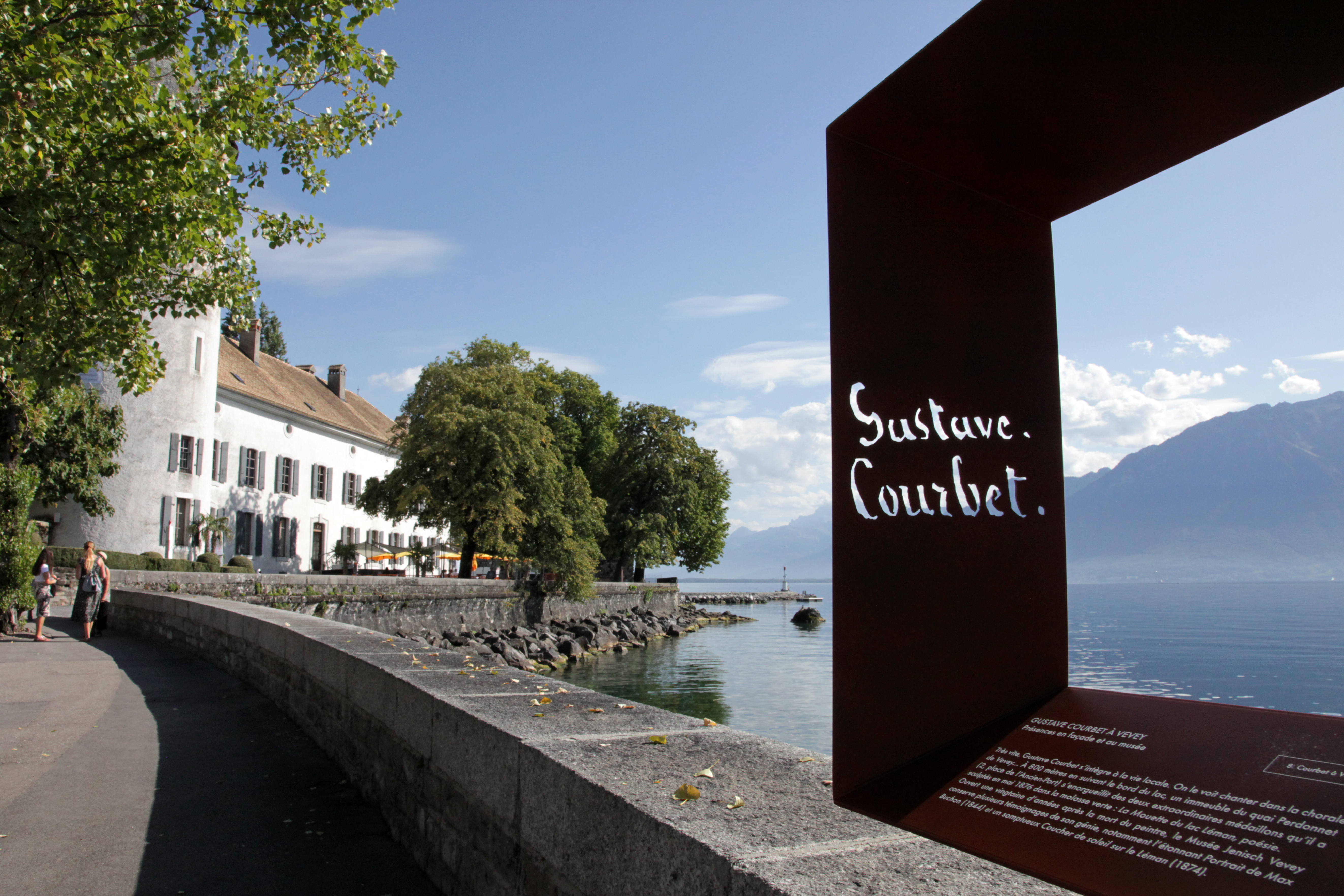 La Tour-de-Peilz a inauguré aujourd'hui le parcours dédié à Gustave Courbet