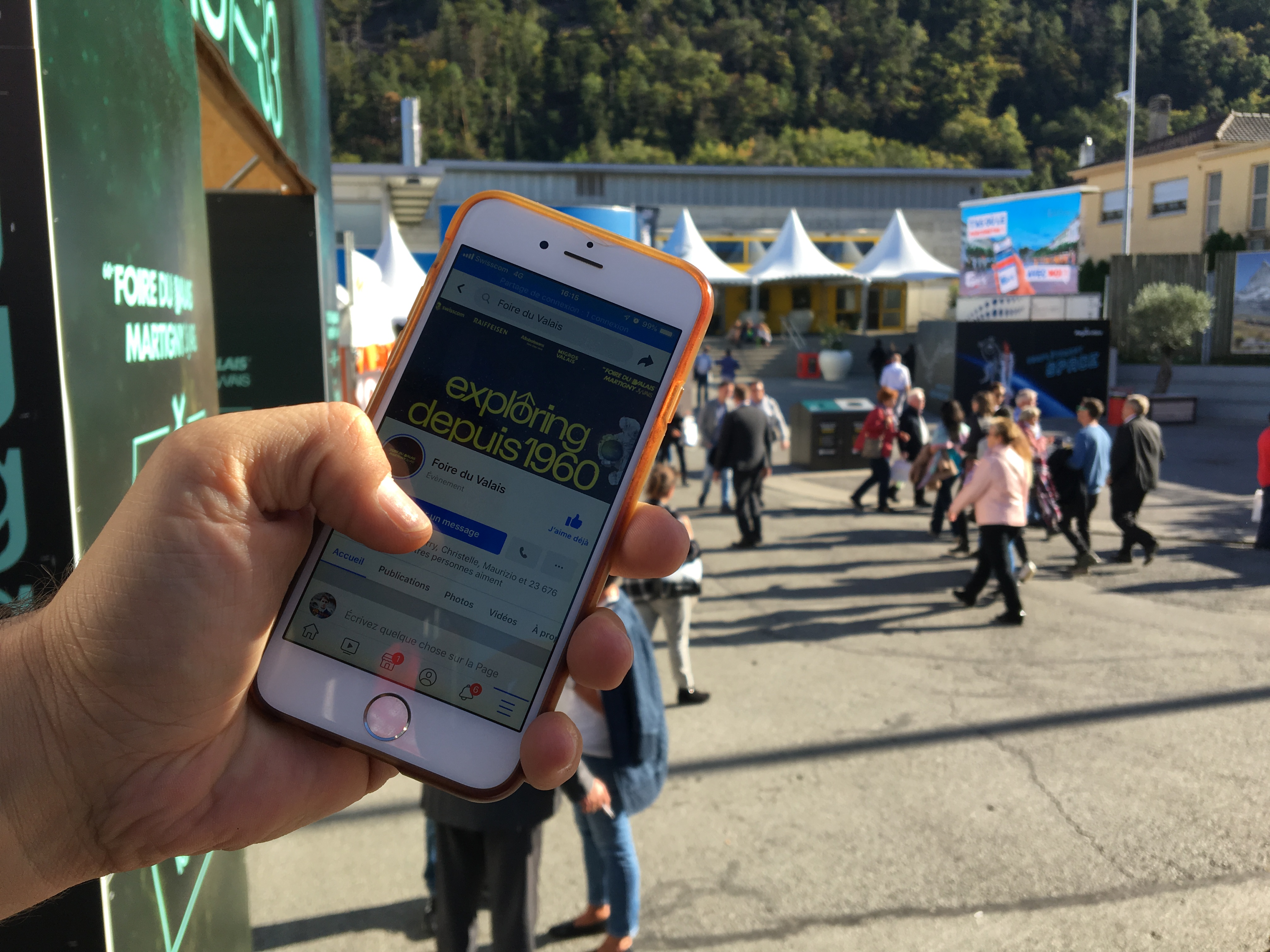 Les médias sociaux se sont installés au coeur de la Foire du Valais