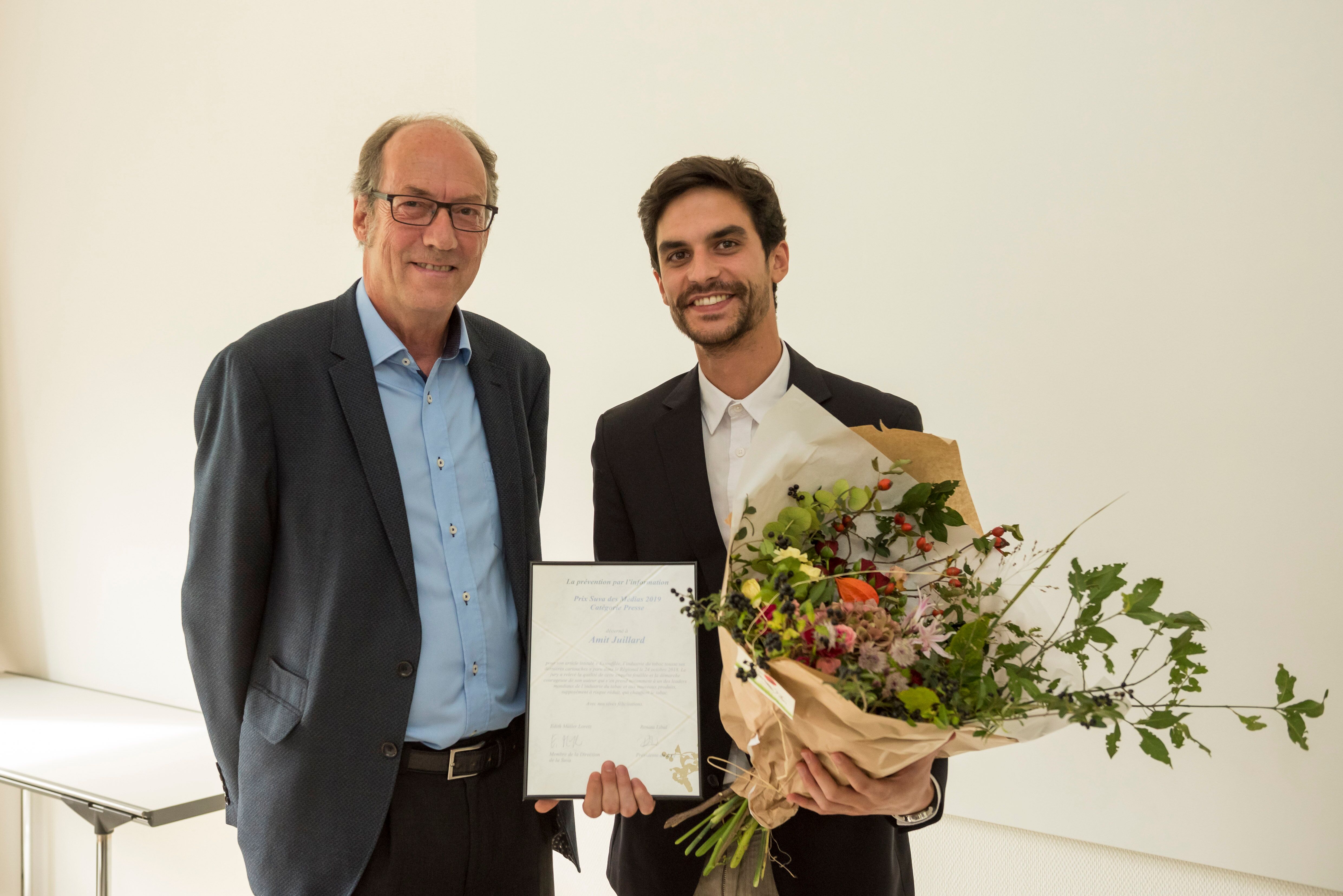 Un journaliste du Régional décroche le Prix Suva des Médias 2019
