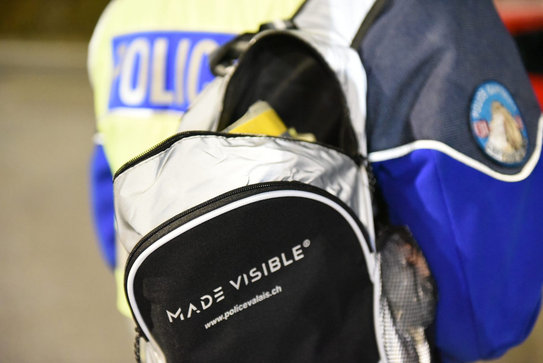 La police valaisanne appelle les usagers de la route à être visible