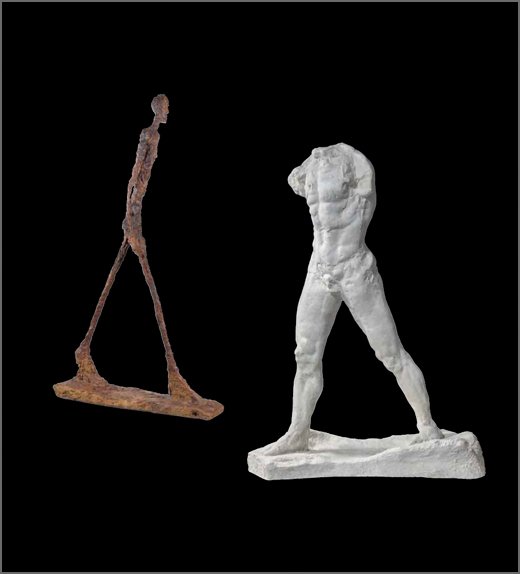 Rodin et Giacometti ne laissent pas de marbre le public de la Fondation Gianadda