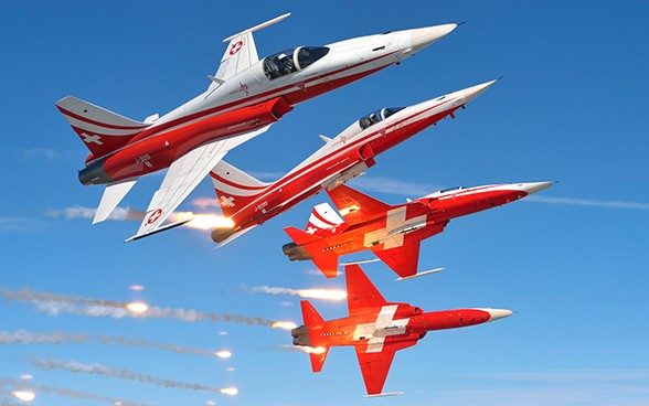 La Patrouille Suisse survolera Les Diablerets en début d’année