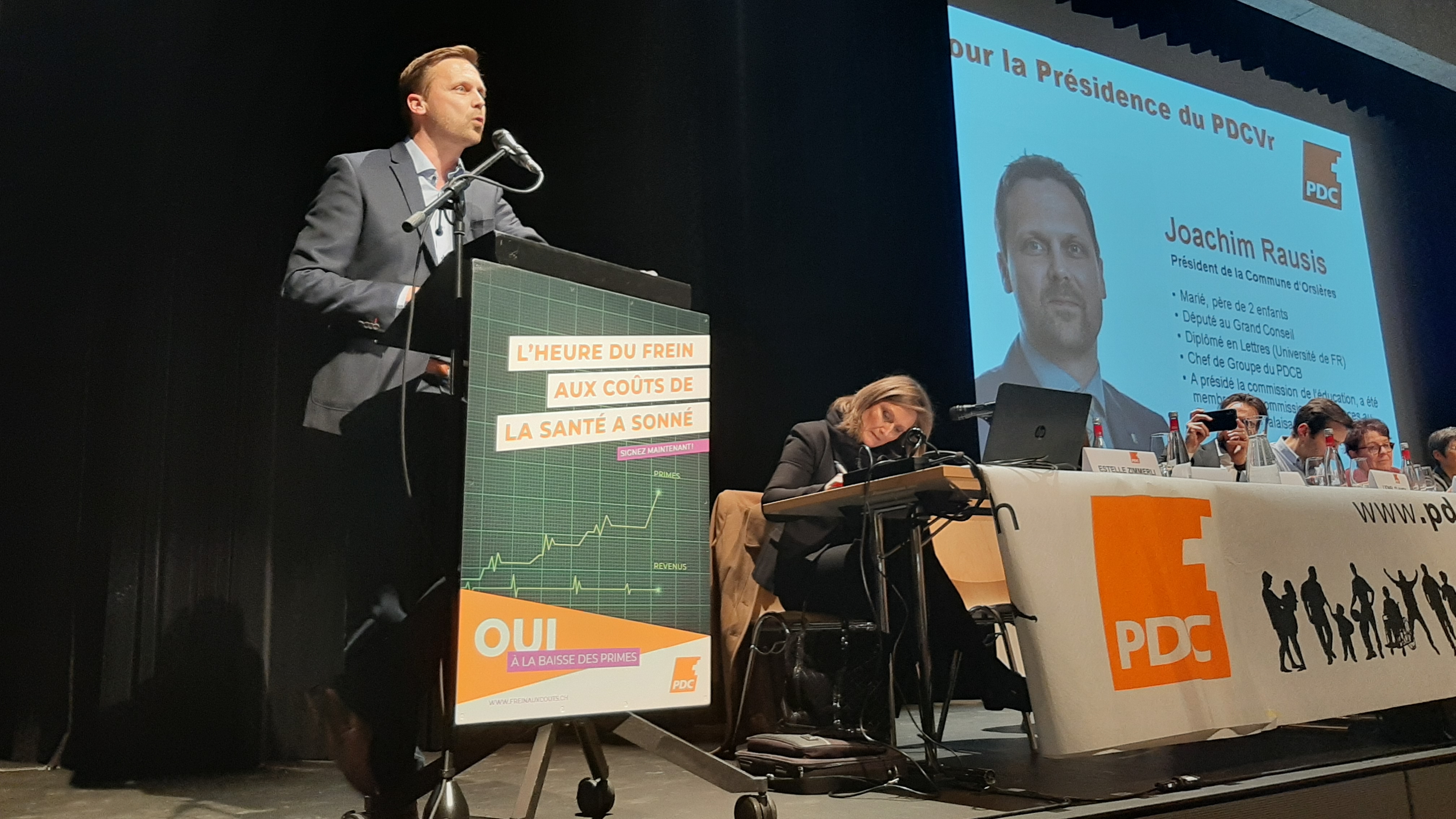Joachim Rausis prend la présidence du PDC du Valais romand