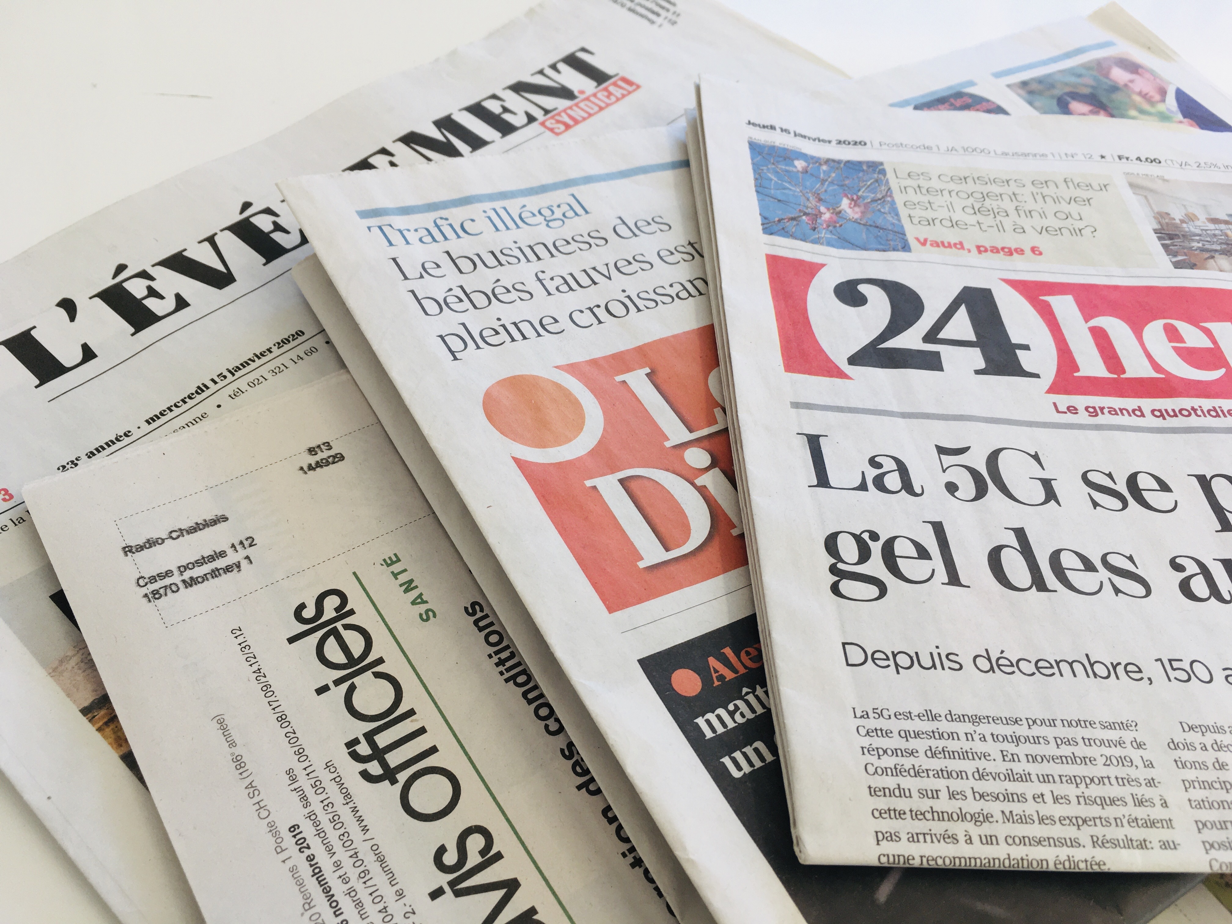 Le Gouvernement vaudois veut soutenir la presse cantonale