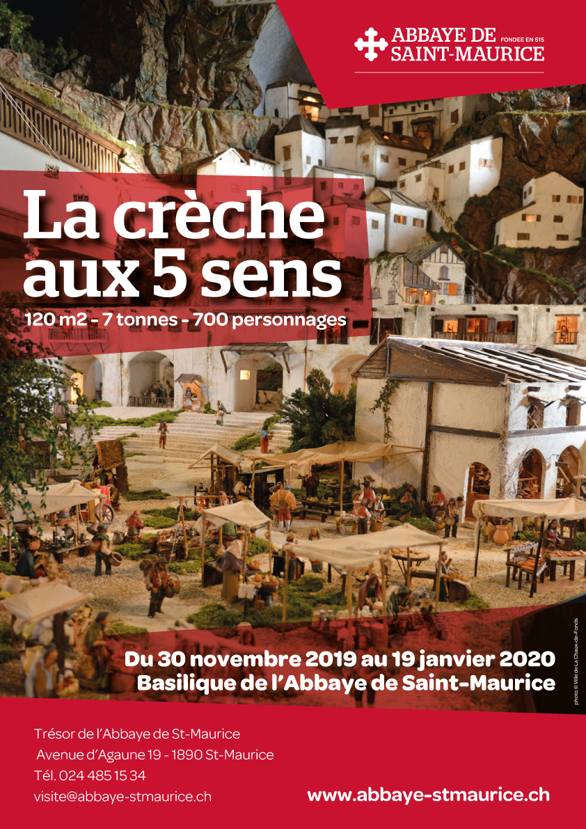Saint-Maurice: la crèche évolutive a attiré les foules à l'Abbaye