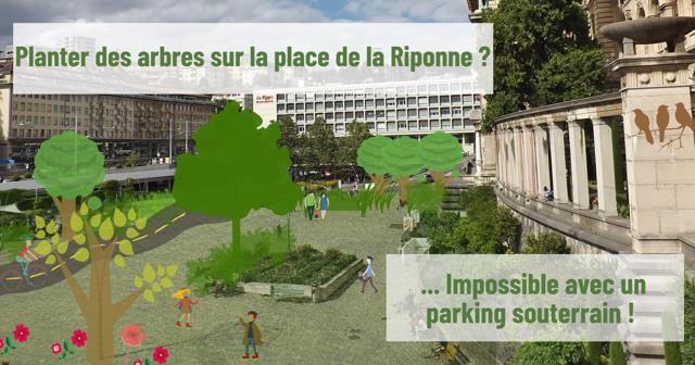 Les parkings enterrés grignotent le terrain des espaces verts, selon l'ATE Vaud