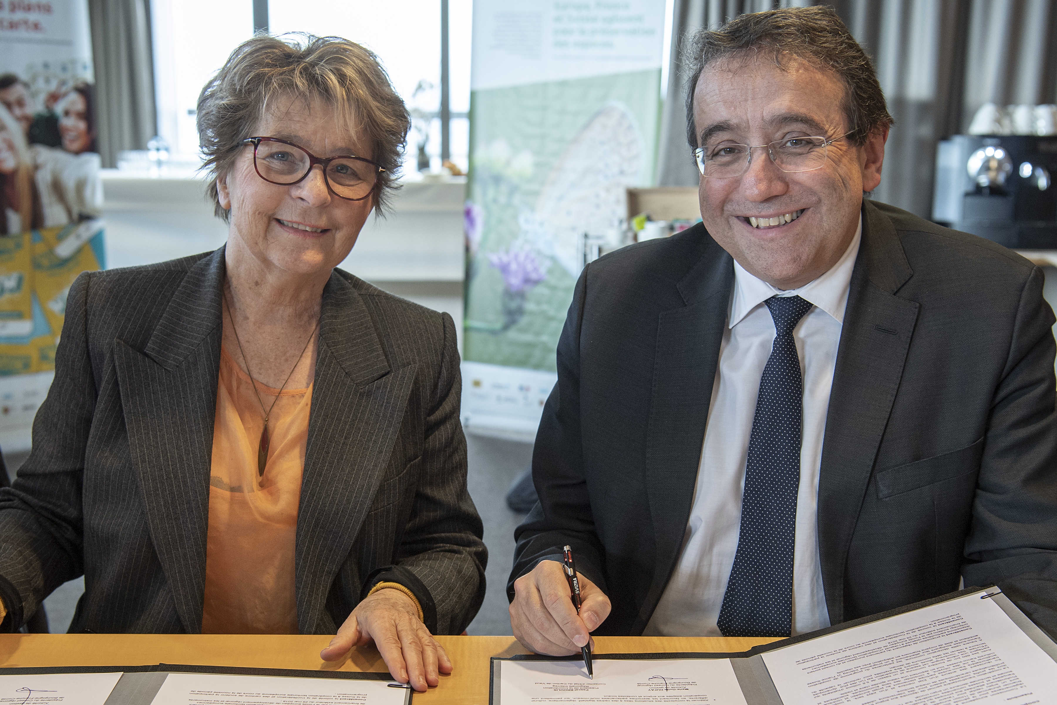 Les autorités françaises et suisses ont réaffirmé aujourd’hui leur soutien au programme européen transfrontalier Interreg.