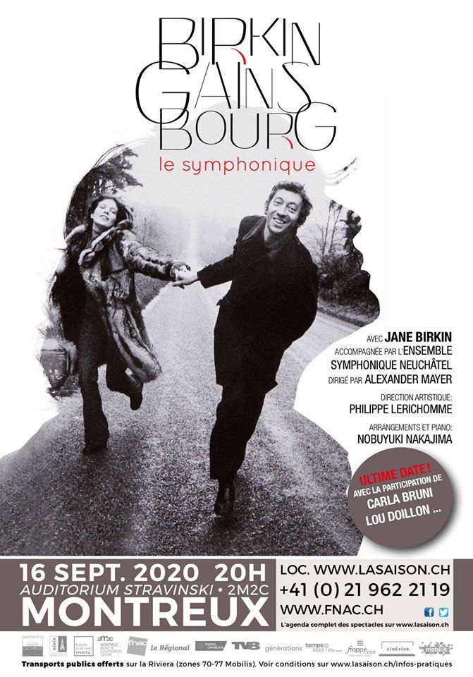 Jane Birkin viendra à Montreux, mais en septembre