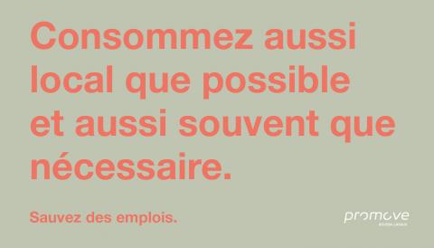 Economie: Promove encourage la population à sauver des emplois
