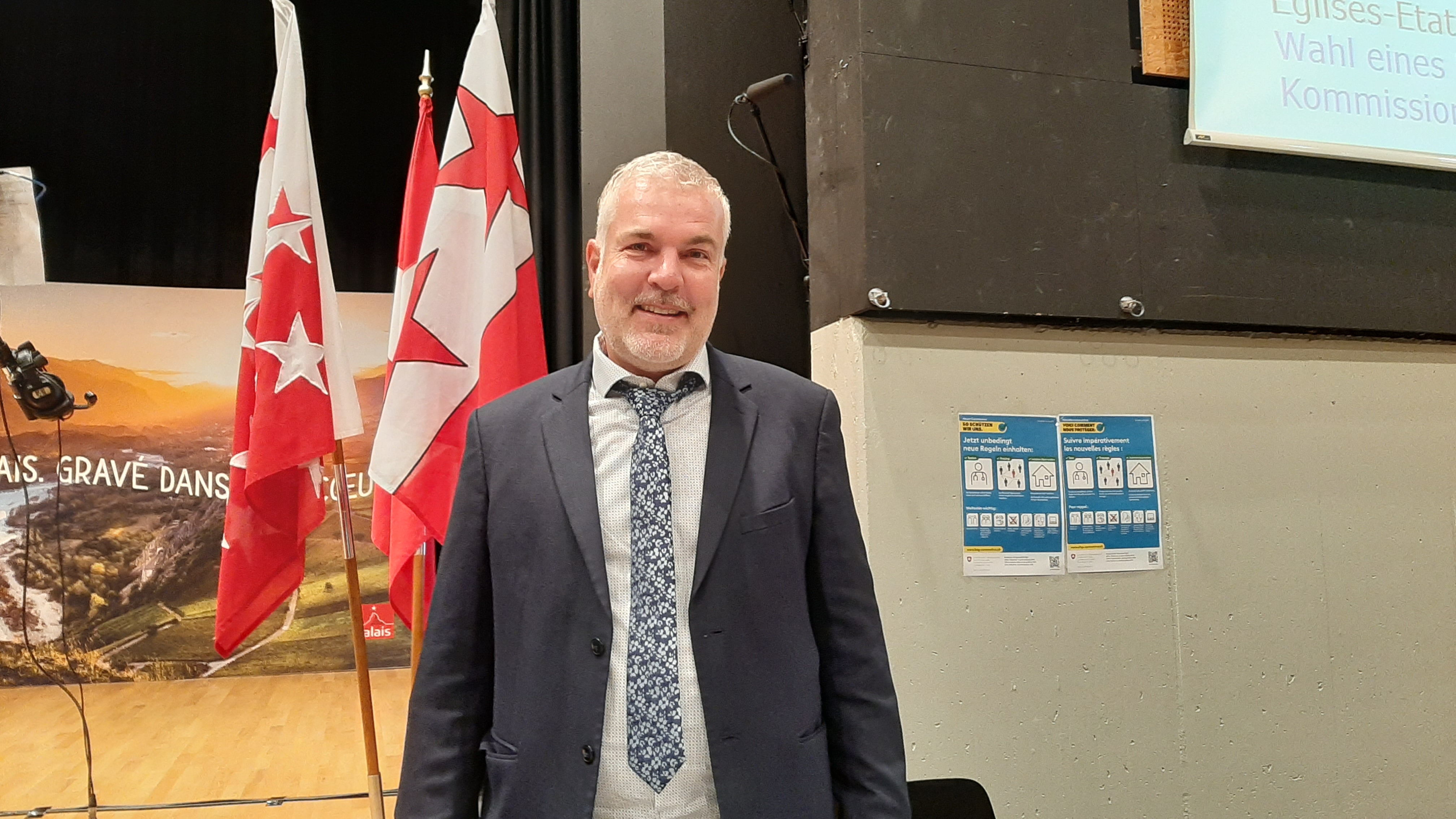 Le Collombeyroud Olivier Turin accède à la présidence du Parlement valaisan
