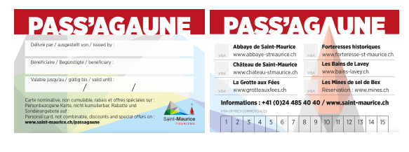 Saint-Maurice étend l'utilisation de son Pass'Agaune